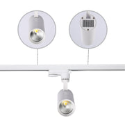 Современный трековый светильник LED LS-012-75 (10W / 20W / 30W, 4000K / 6000K, белый / чёрный)