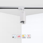 Современный трековый светильник LED LS-012-75 (10W / 20W / 30W, 4000K / 6000K, белый / чёрный)