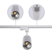 Современный трековый светильник LED LS-012-75 (10W / 20W / 30W, 4000K / 6000K, белый / чёрный)