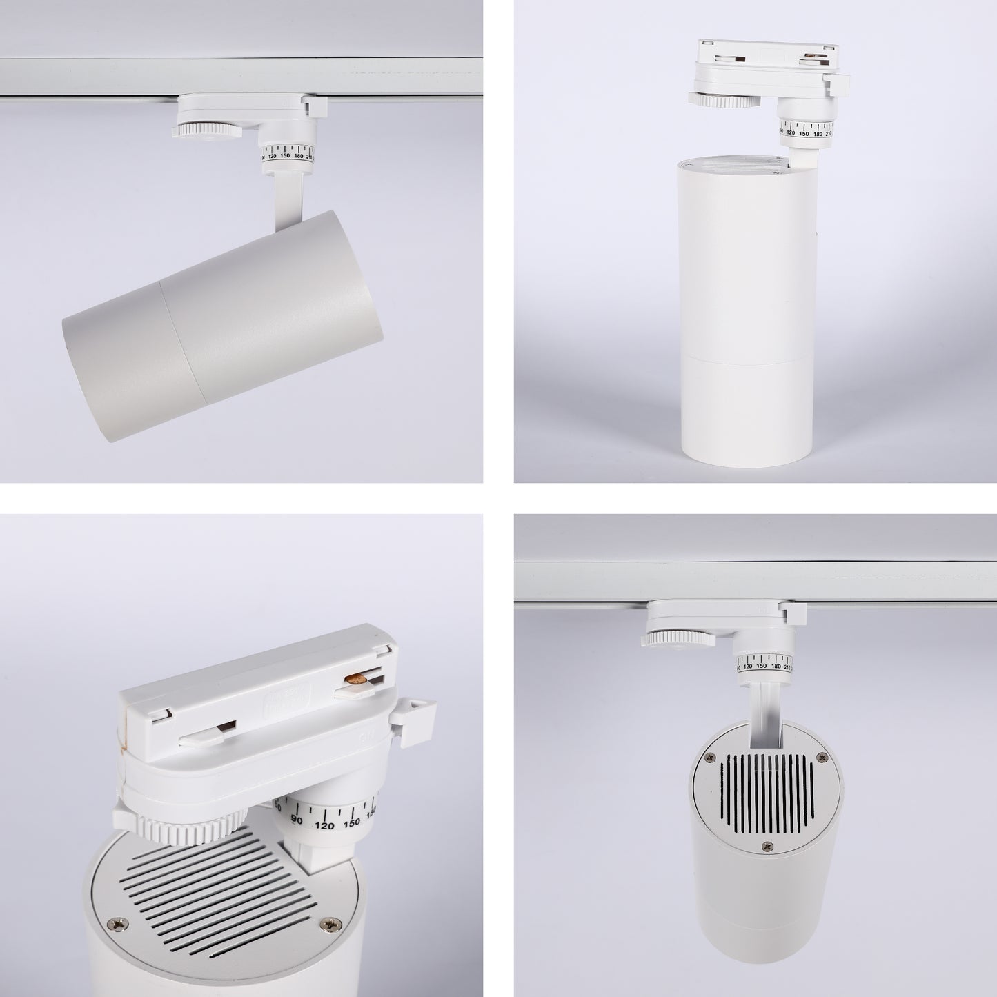 Современный трековый светильник LED LS-012-75 (10W / 20W / 30W, 4000K / 6000K, белый / чёрный)