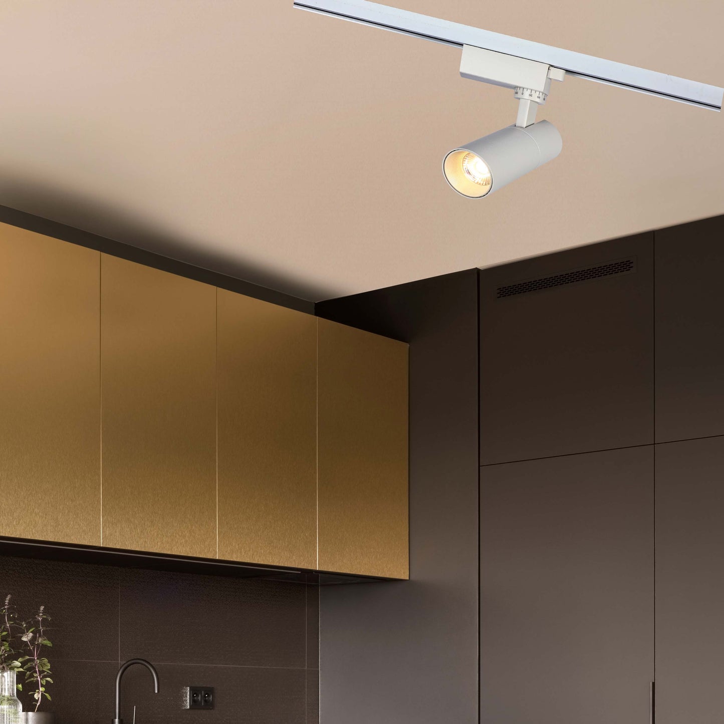 Современный трековый светильник LED ZX-B69 (10W / 20W, 4000K / 6000K, белый / чёрный)