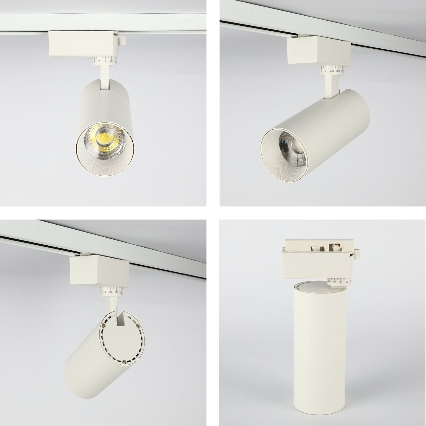 Современный трековый светильник LED ZX-B69 (10W / 20W, 4000K / 6000K, белый / чёрный)