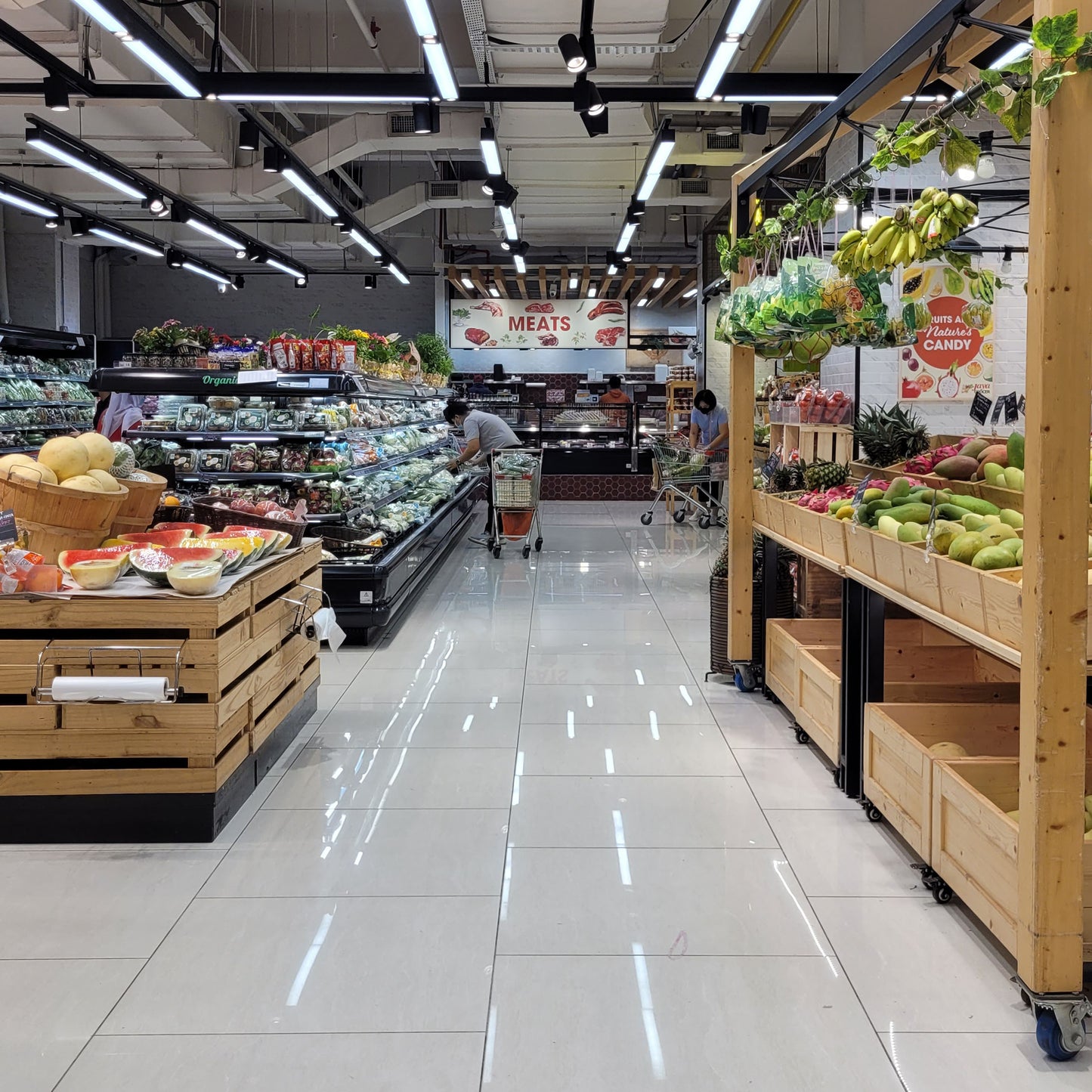 Современный трековый светильник LED ZX-B69 (10W / 20W, 4000K / 6000K, белый / чёрный)