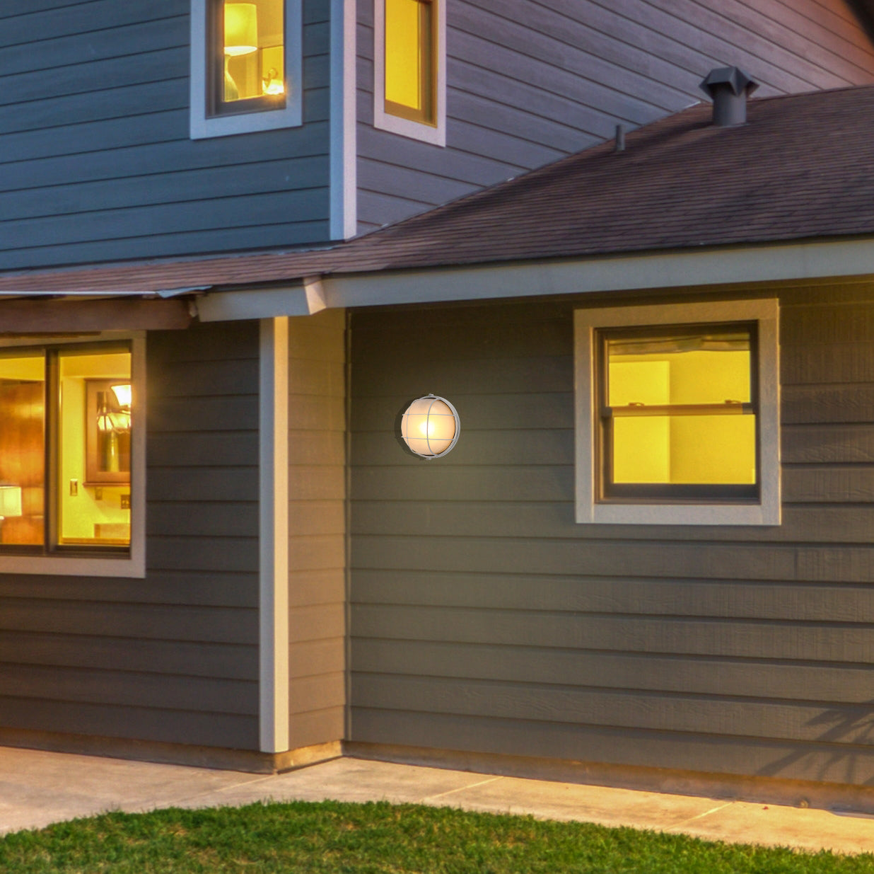 Уличный светильник LED X-1130 (100W, белый, с решёткой)