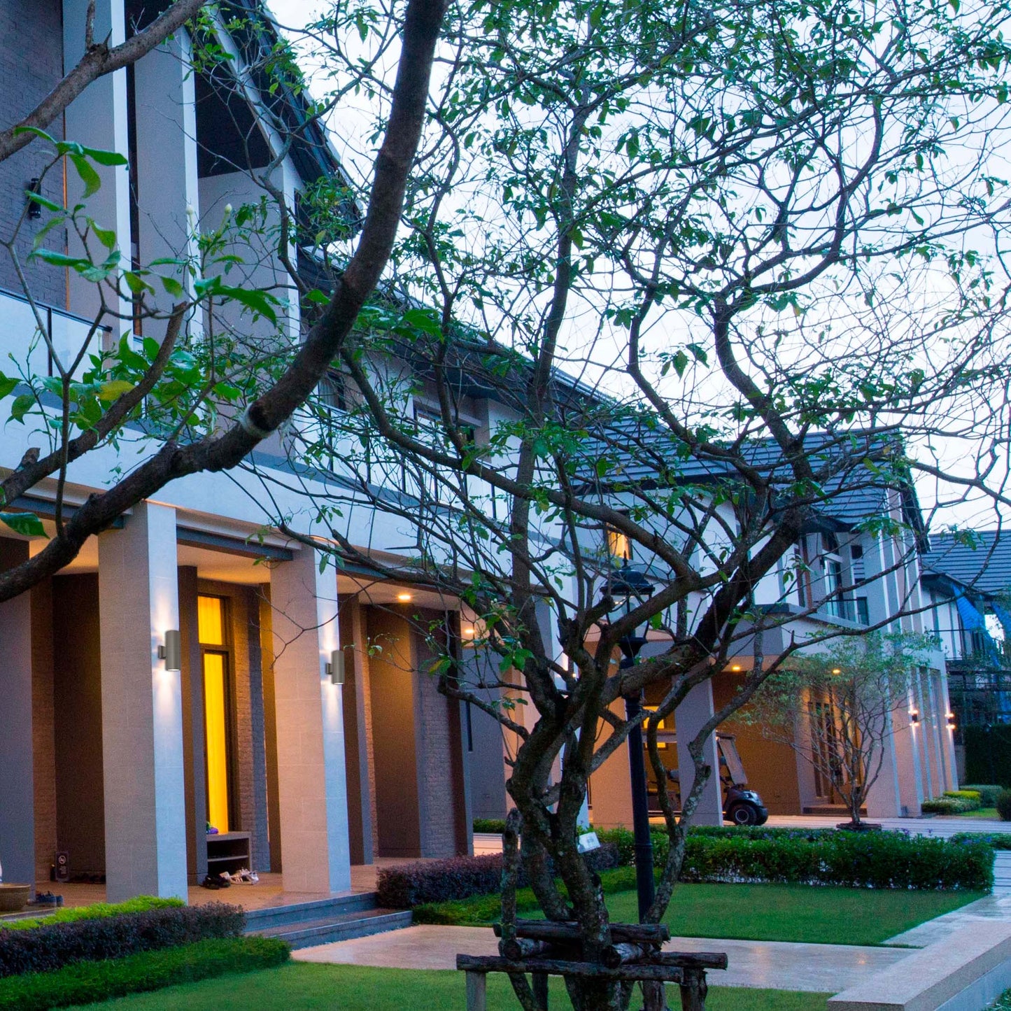 Настенный светильник LED B250-1 ECO (1×20W / 2×20W, COB, серый, 3000K / 4000K, IP54)