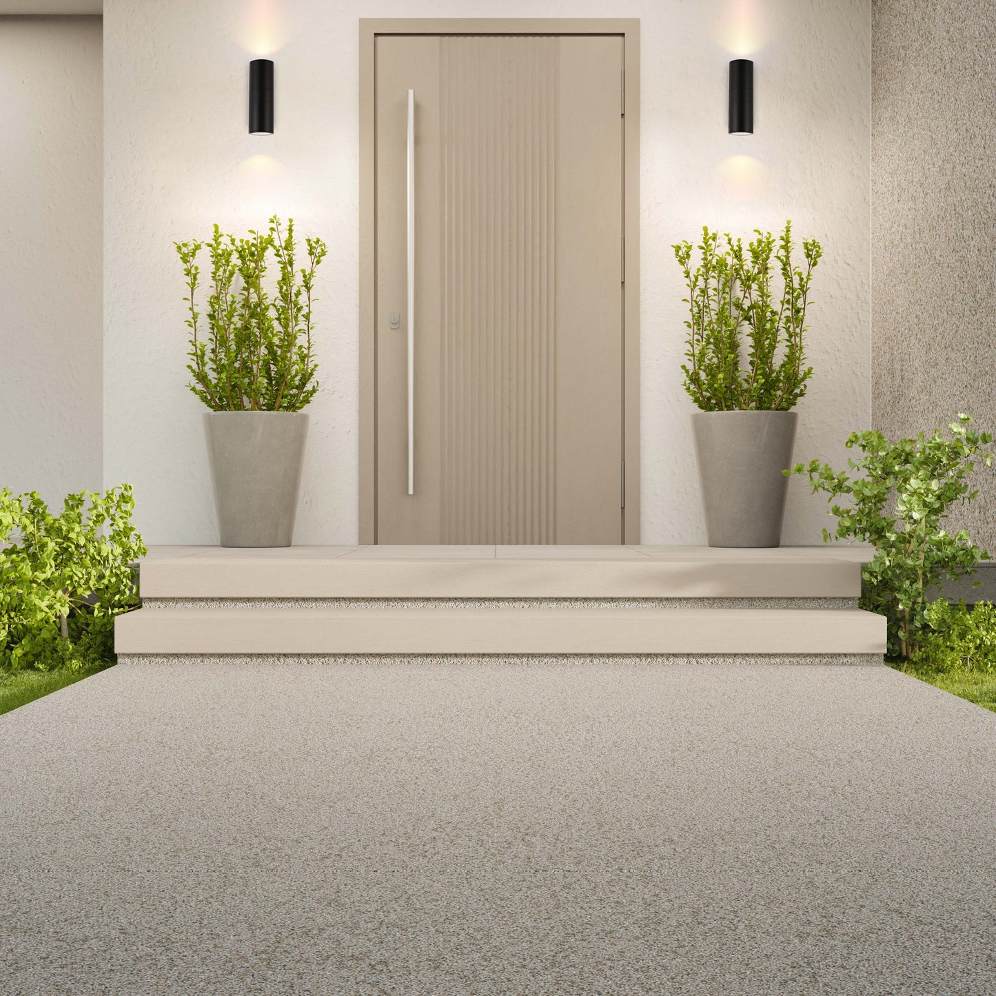 Настенный светильник LED ECO B2152 (2×10W, COB, чёрный, 3000K)