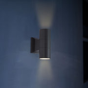 Настенный светильник LED 312G (2×GU10, тёмно-серый, IP54)