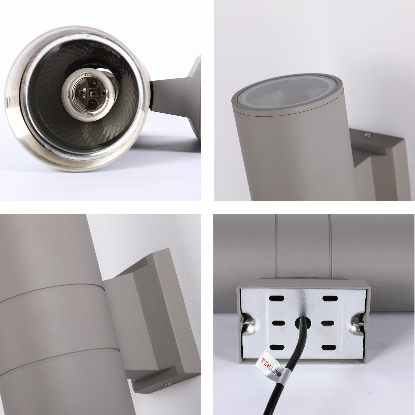 Настенный светильник LED 311S ECO (1×E27 / 2×E27, серебристо-серый, IP54)