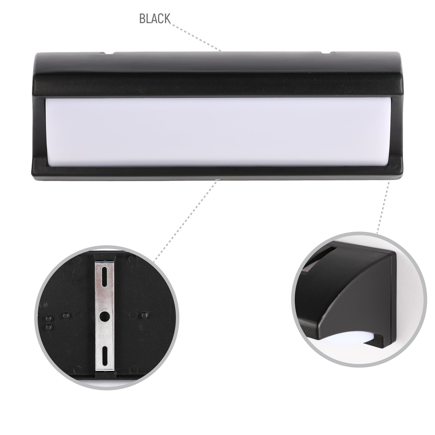 Уличный светильник LED 001/385 (20W, чёрный, 4000K, IP65)