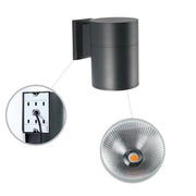 Уличный светильник LED 20W (чёрный, 3000K, IP65)