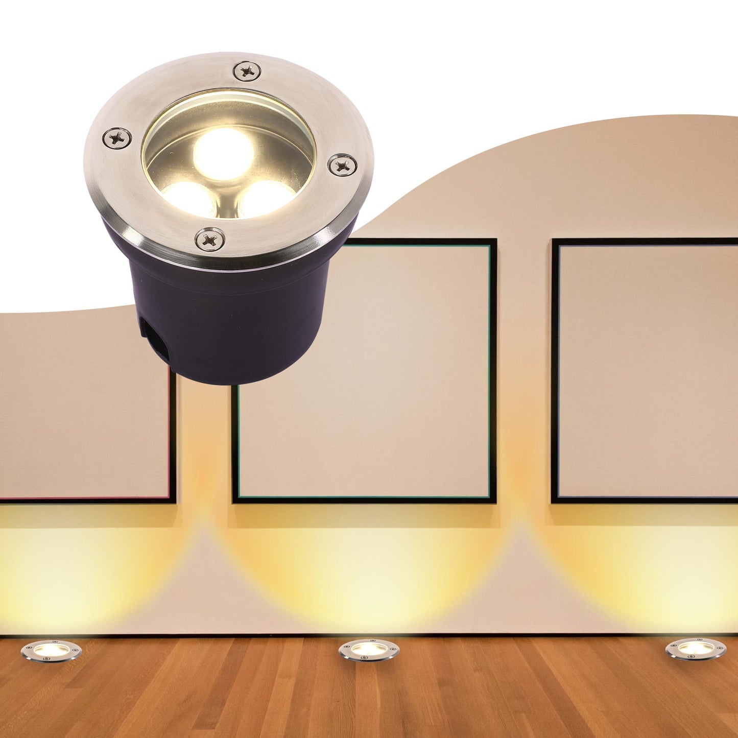 Наземно-утапливаемый LED Светильник U121 (IP65)