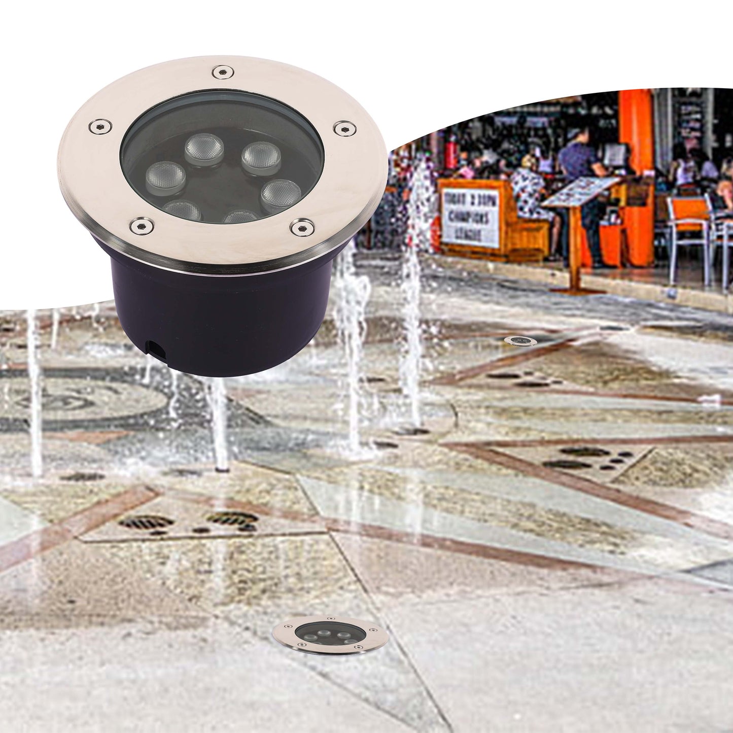 Наземно-утапливаемый LED Светильник U121 (IP65)