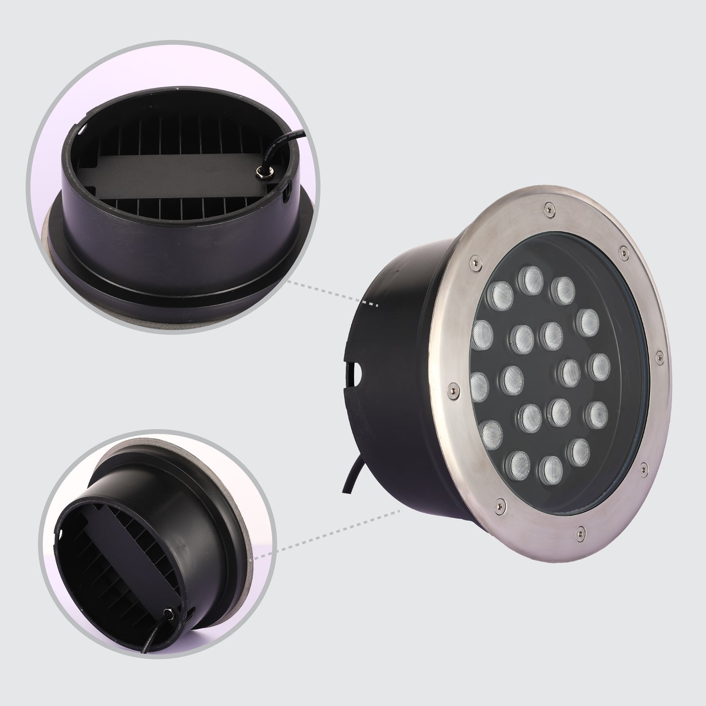 Наземно-утапливаемый LED Светильник U121 (IP65)