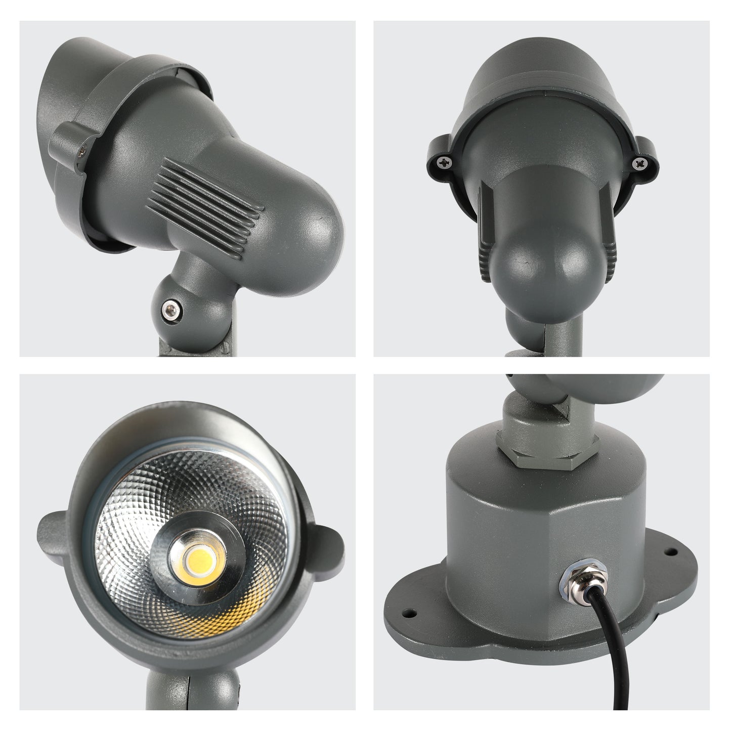 Парковый Прожектор GA010-SPIKE (Серый, IP65)