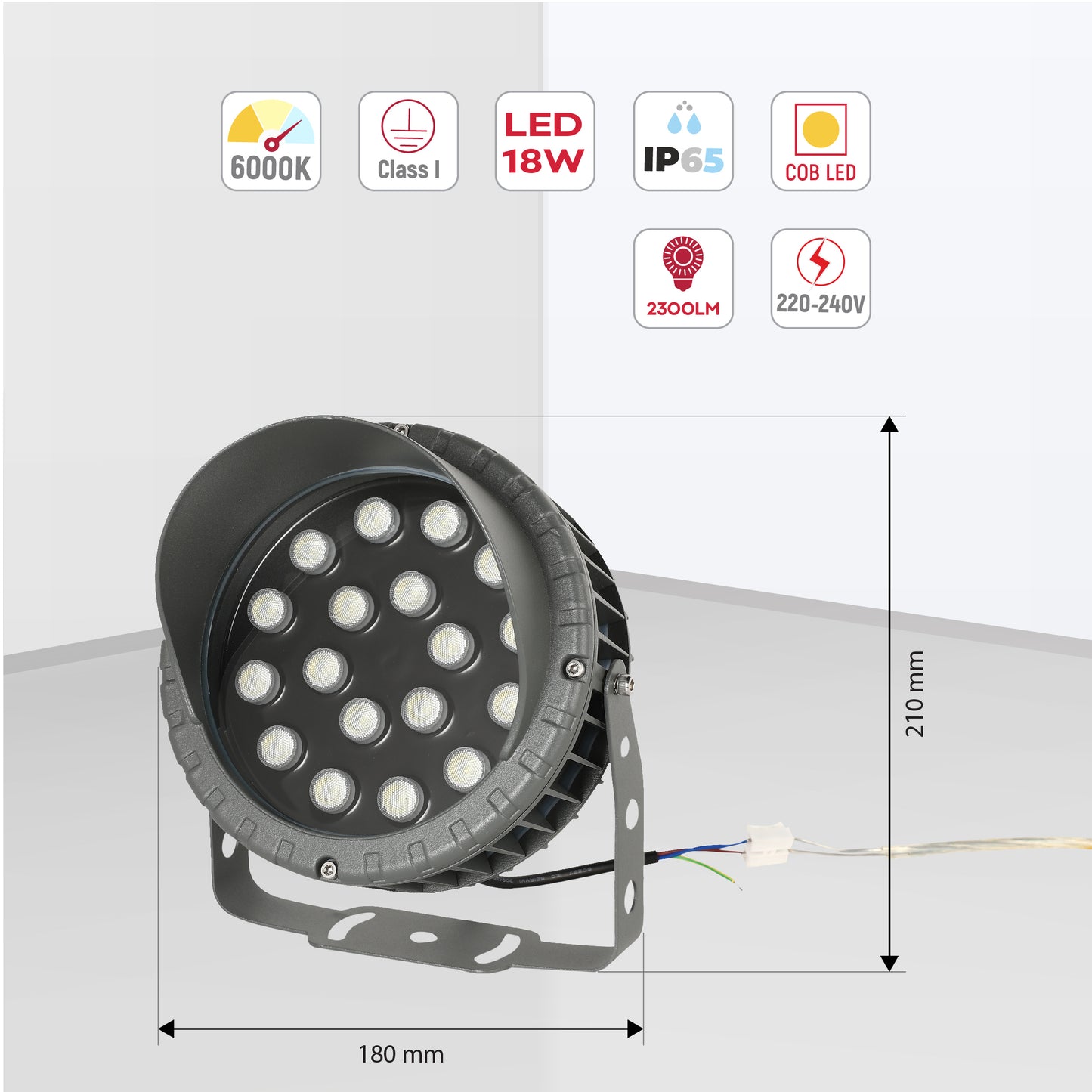 Прожектор LED SP001 (IP65)