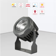 LED Прожектор LQ COB (Серый, IP65)
