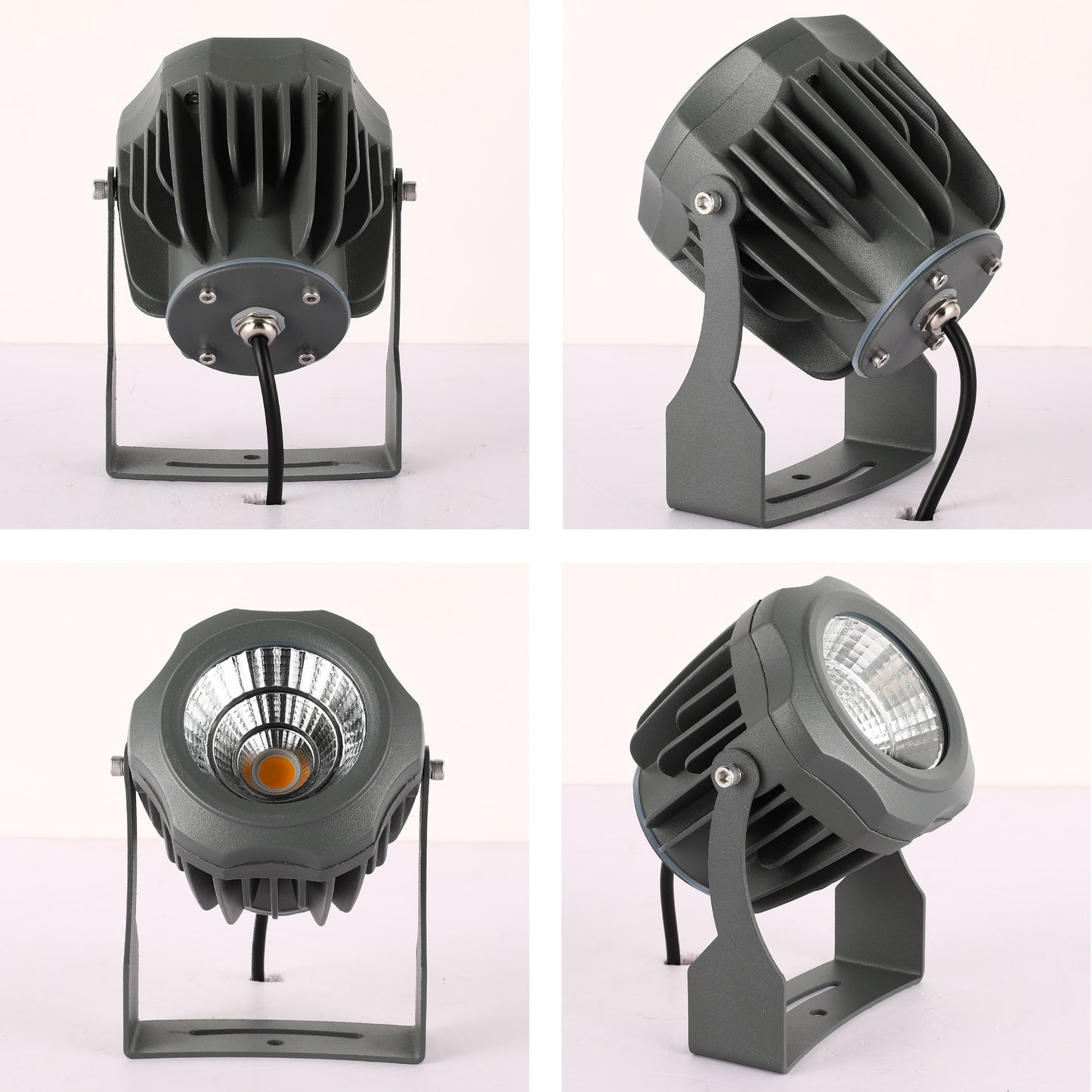 LED Прожектор LQ COB (Серый, IP65)