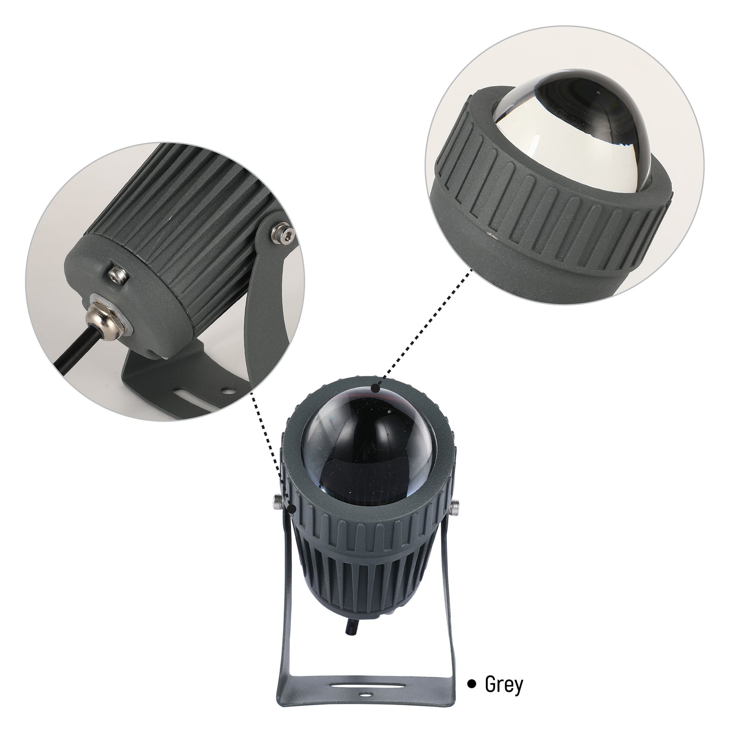 LED Прожектор WW 2020 (Серый, IP65)