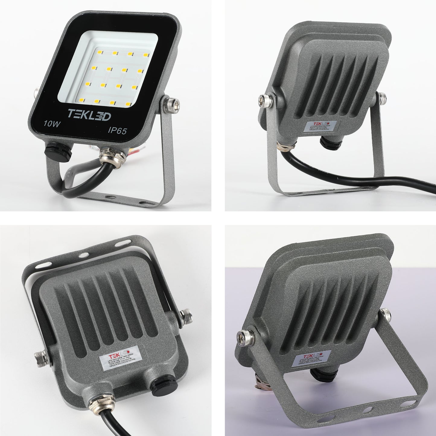 Прожектор LED (10W, Серый, IP65)