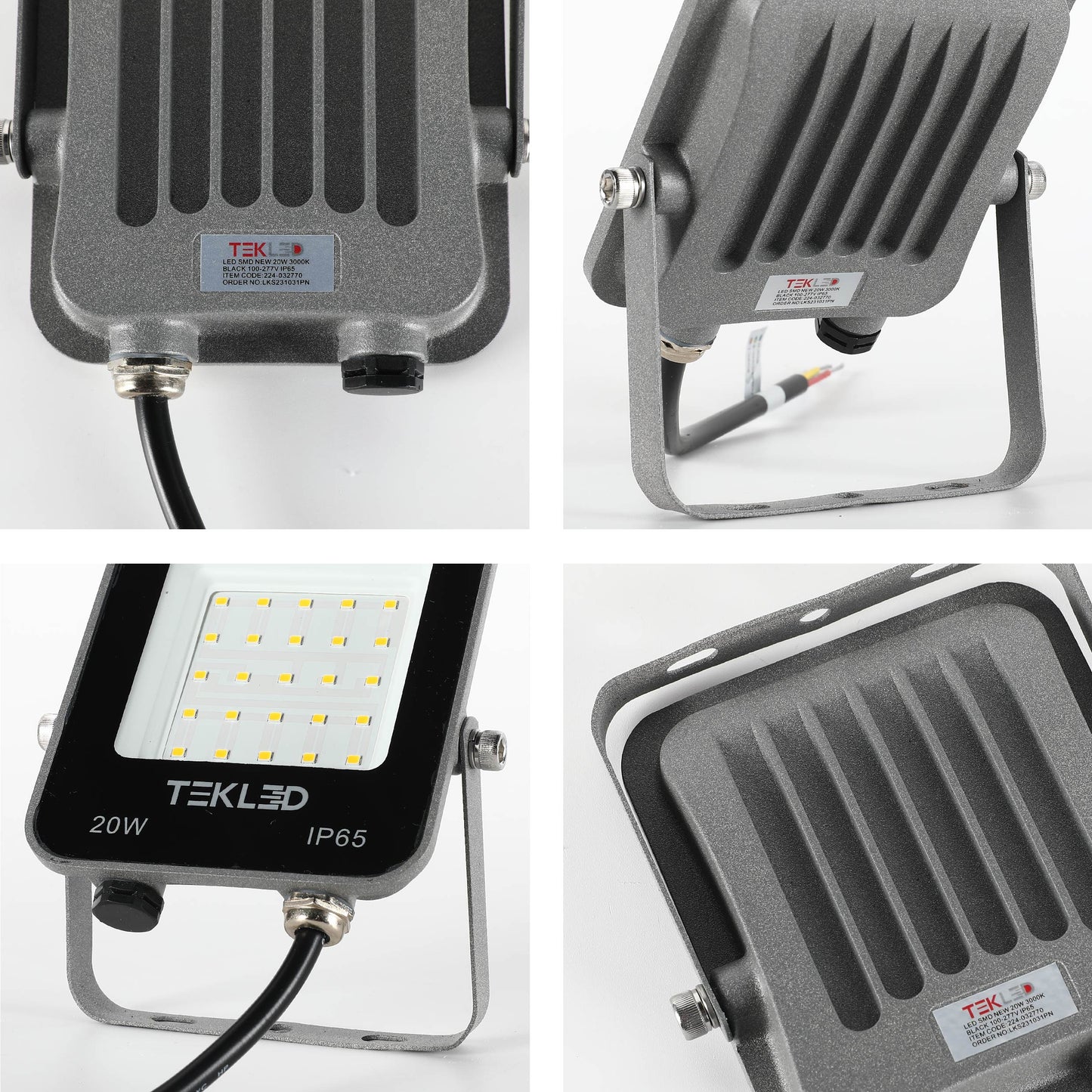 Прожектор LED NEW (20W/30W, Black, IP65)