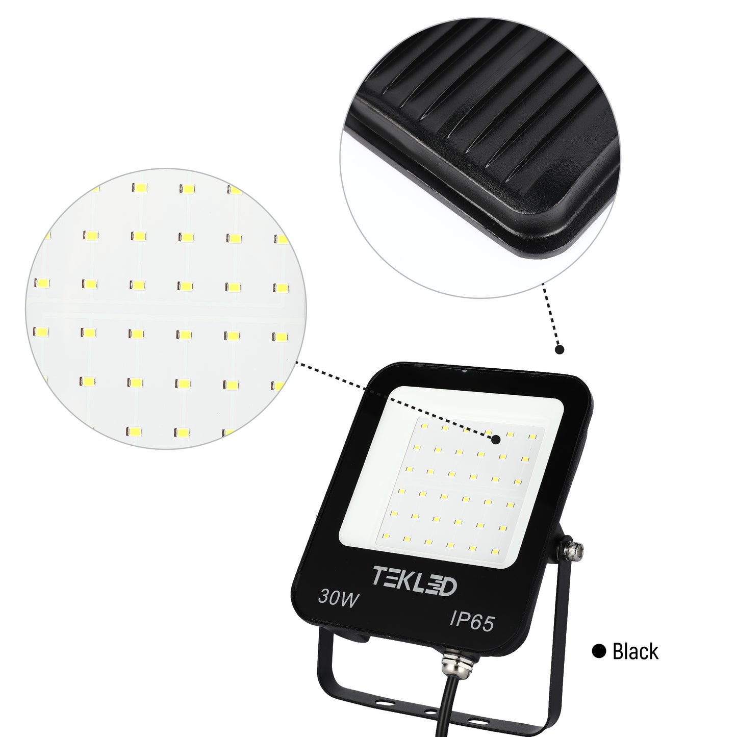 Прожектор LED NEW (20W/30W, Black, IP65)