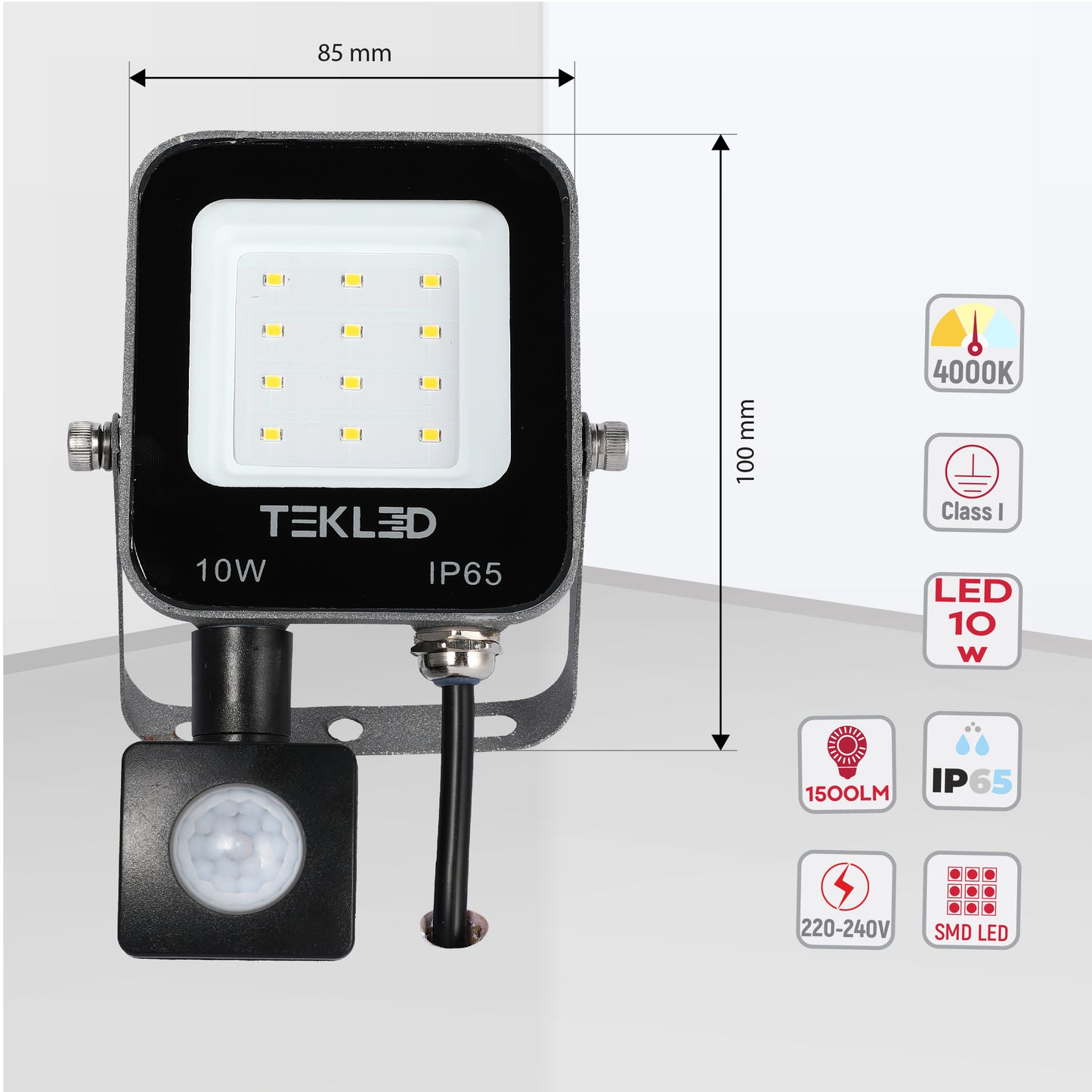 Прожектор LED SMD SENSOR (IP65)