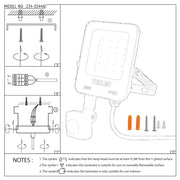 Прожектор LED SMD SENSOR (IP65)