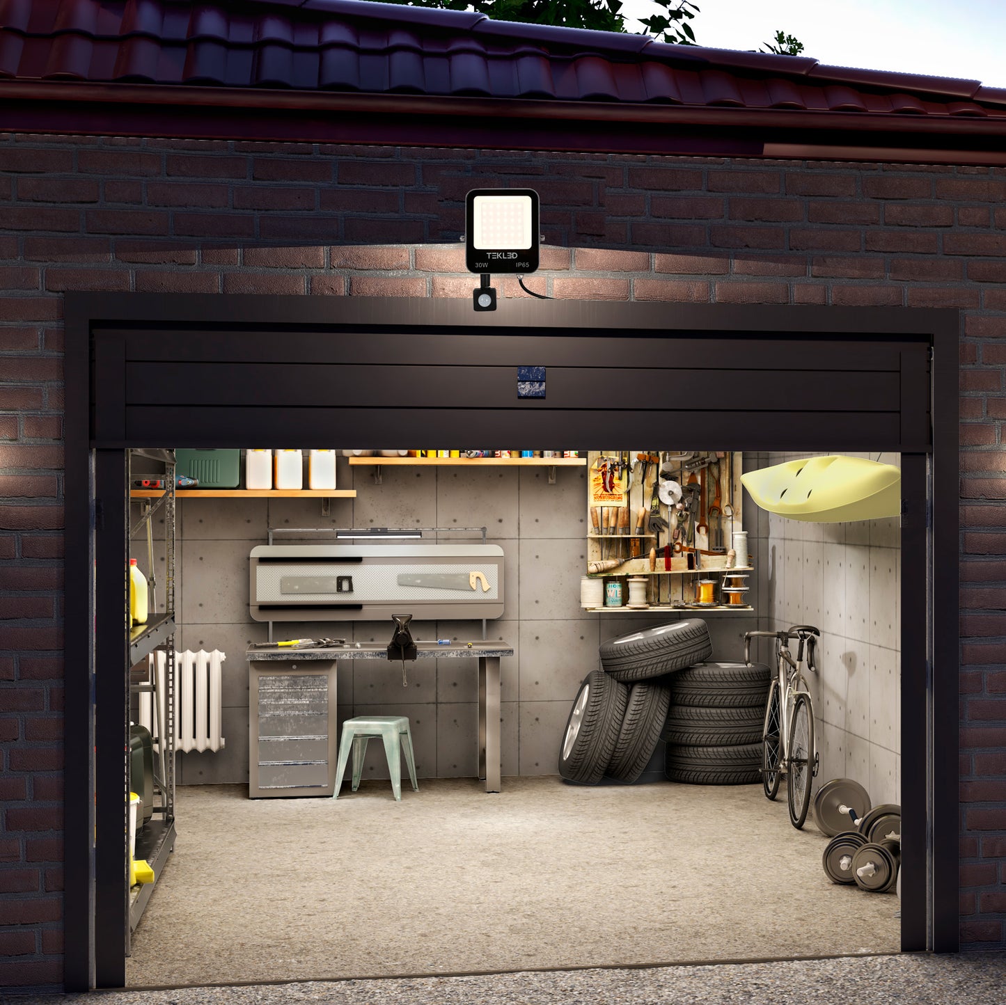 Прожектор LED SMD SENSOR (IP65)