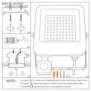 Прожектор LED SMD SENSOR (IP65)