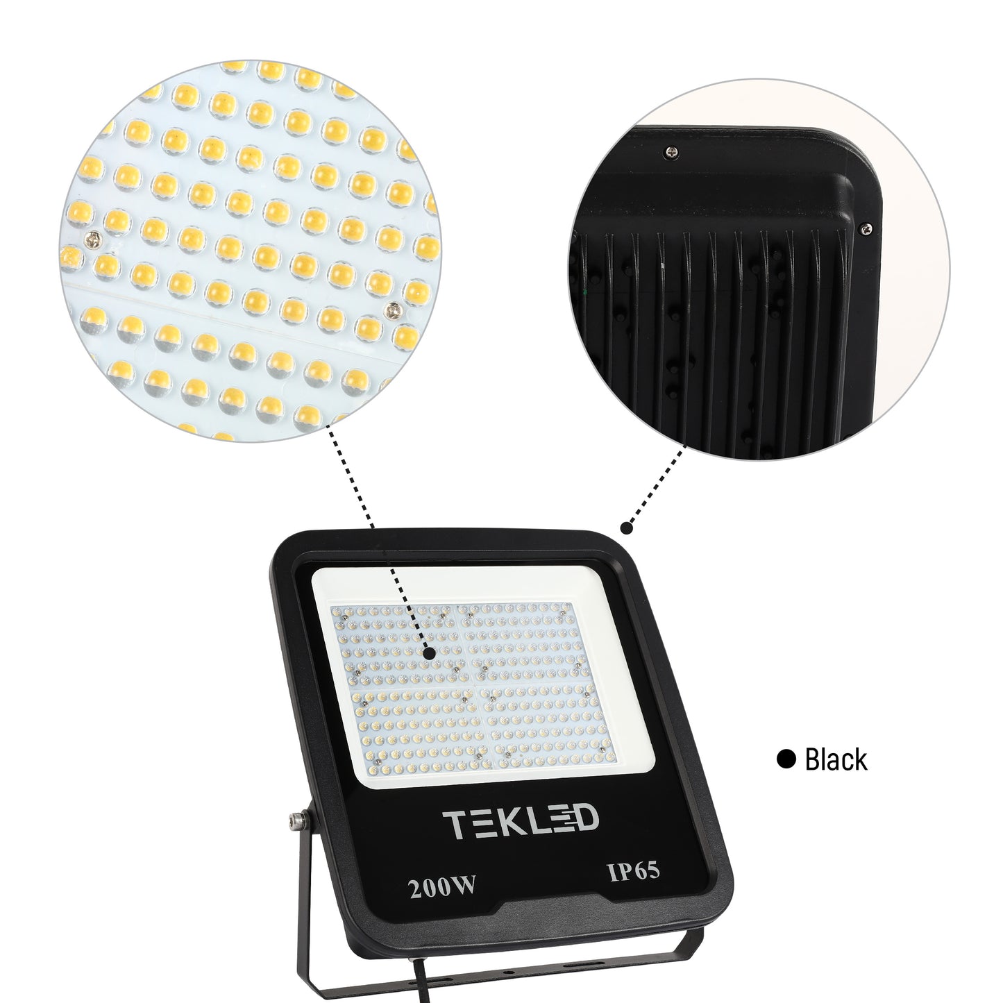 Прожектор LED SMD (200W, 300W, Black, IP65)