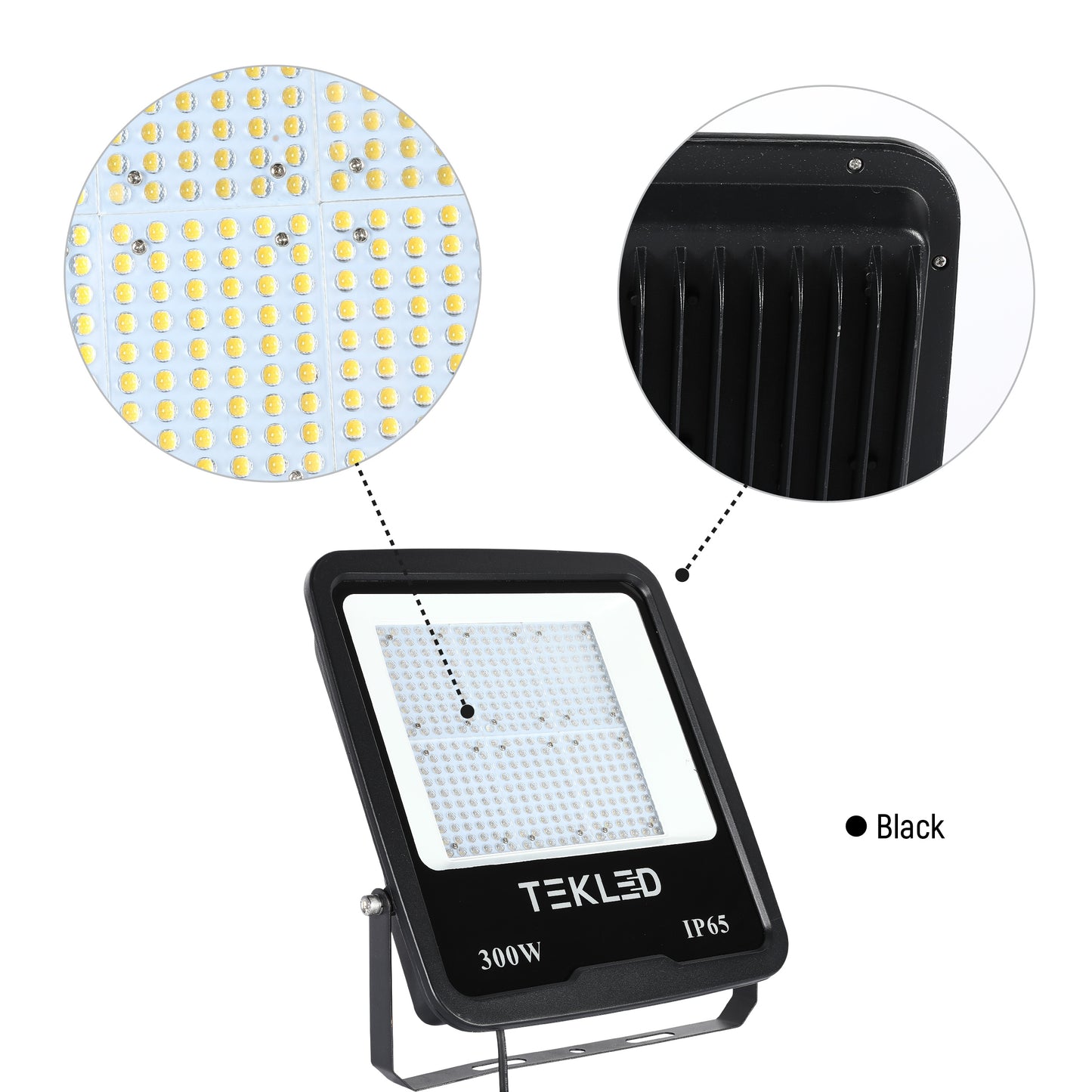 Прожектор LED SMD (200W, 300W, Black, IP65)