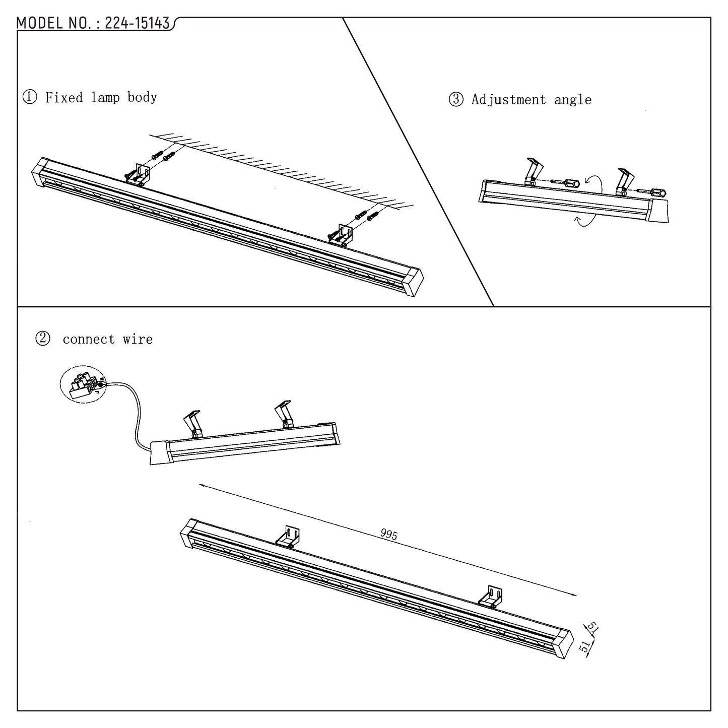 Архитектурный LED Прожектор-линейка WW02 ECO