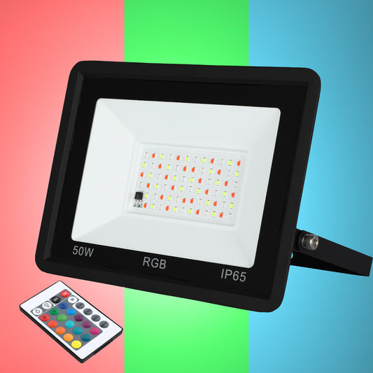 Прожектор LED DOB RGB (30W/50W, Black, IP65)