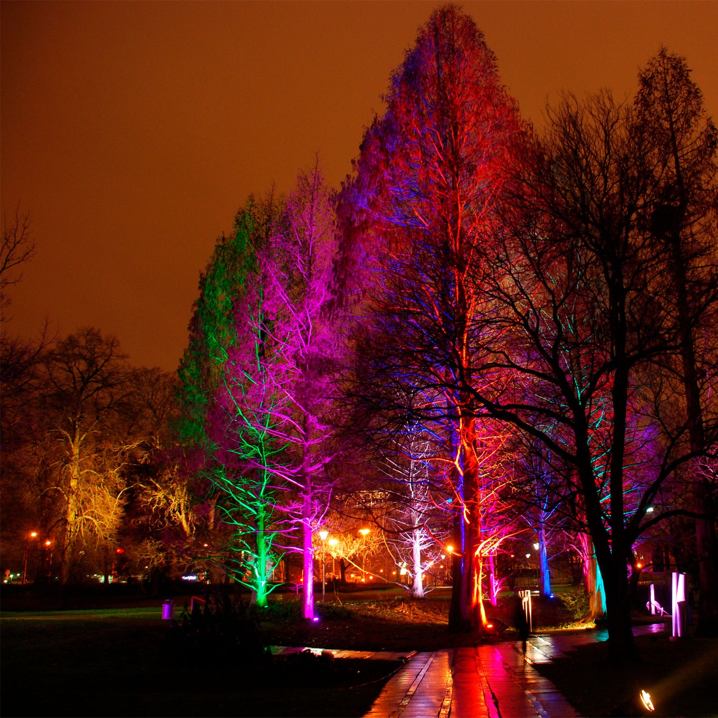 Прожектор LED DOB RGB (30W/50W, Black, IP65)