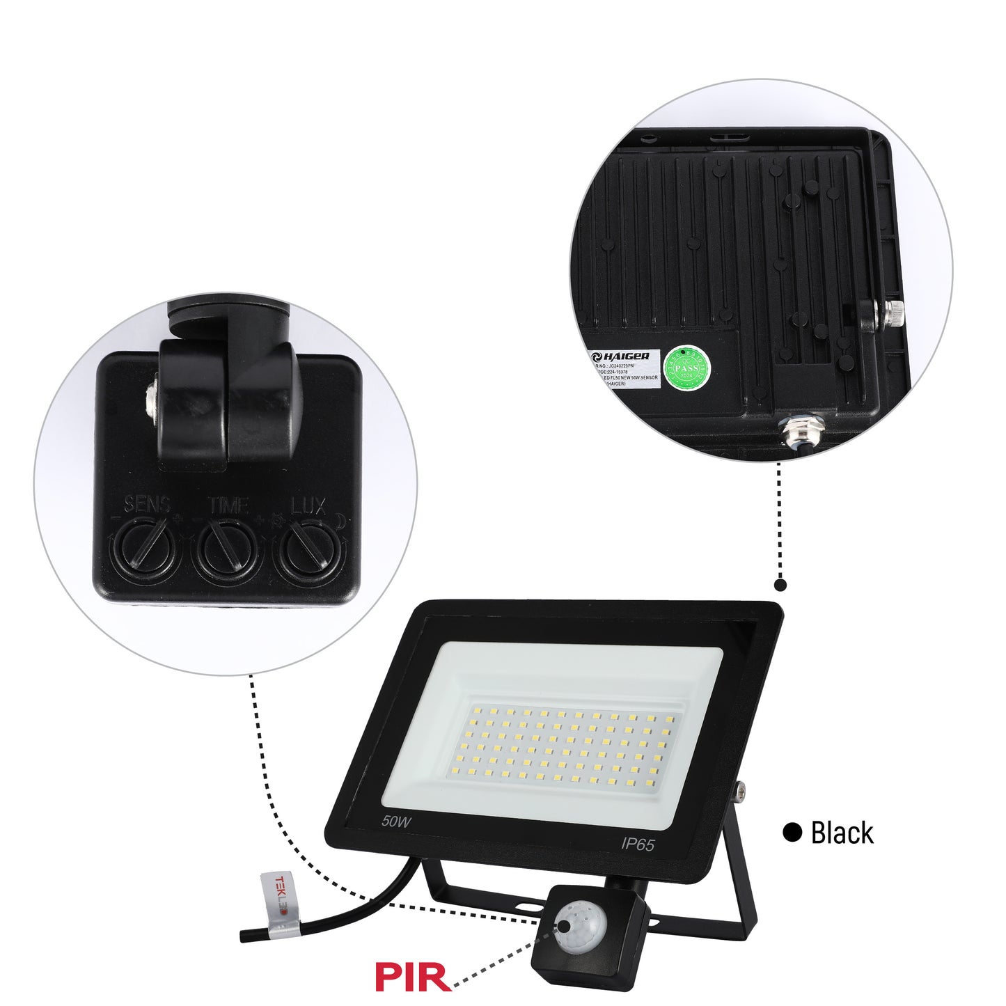 Прожектор LED FL50 NEW SENSOR (50W, IP65)