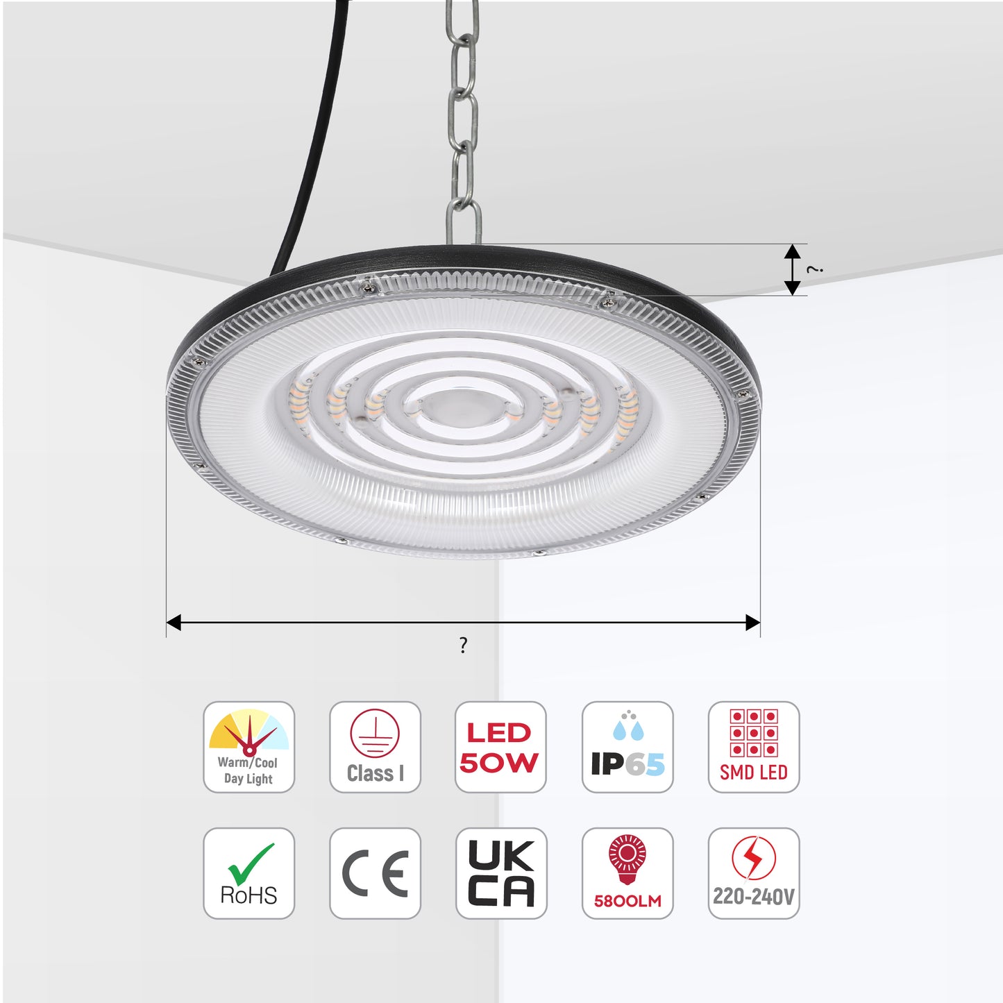 Светильник LED UFO Highbay