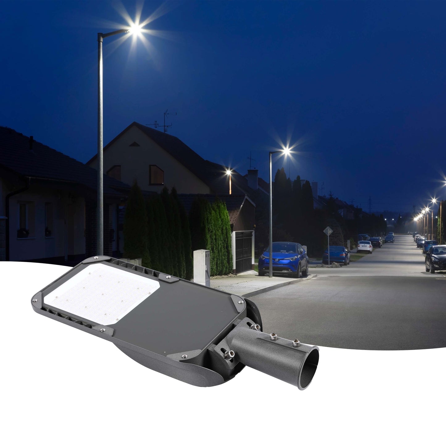 Уличный LED Светильник ZY-100 (Серый, IP65)