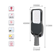 Уличный LED Светильник ZY-100 (Серый, IP65)