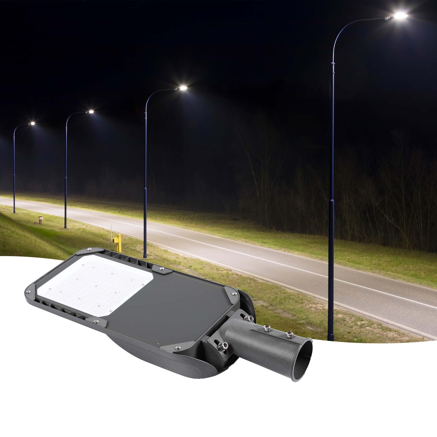 Уличный LED Светильник ZY-100 (Серый, IP65)