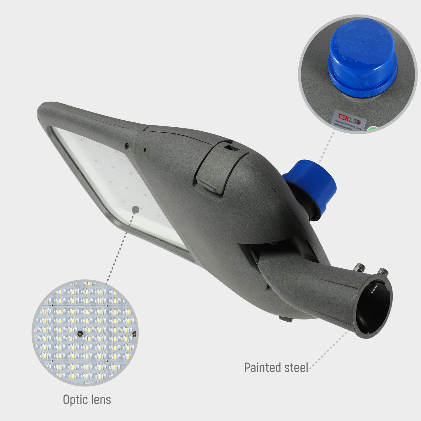 Уличный LED Светильник Street Light (Серый, 5700K)