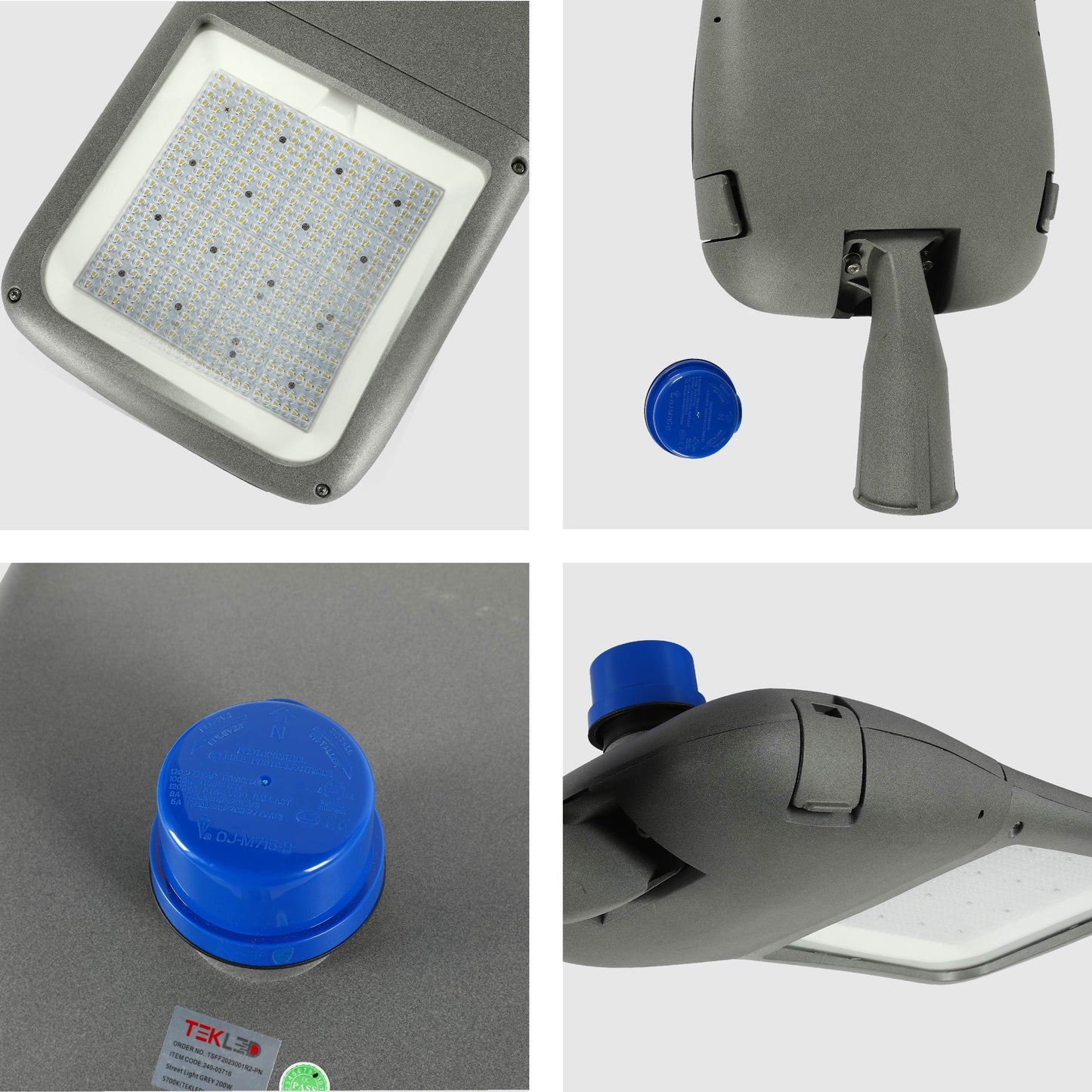 Уличный LED Светильник Street Light (Серый, 5700K)