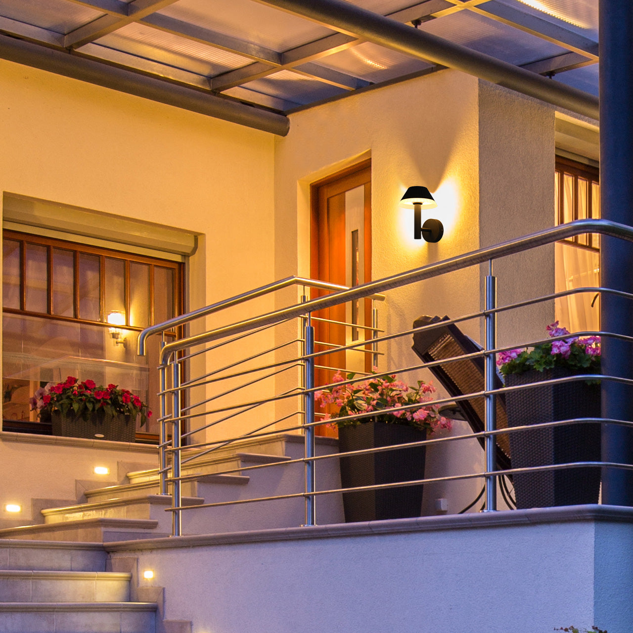 Декоративные и Парковые LED Светильники (12W,18W 3000K, Black)