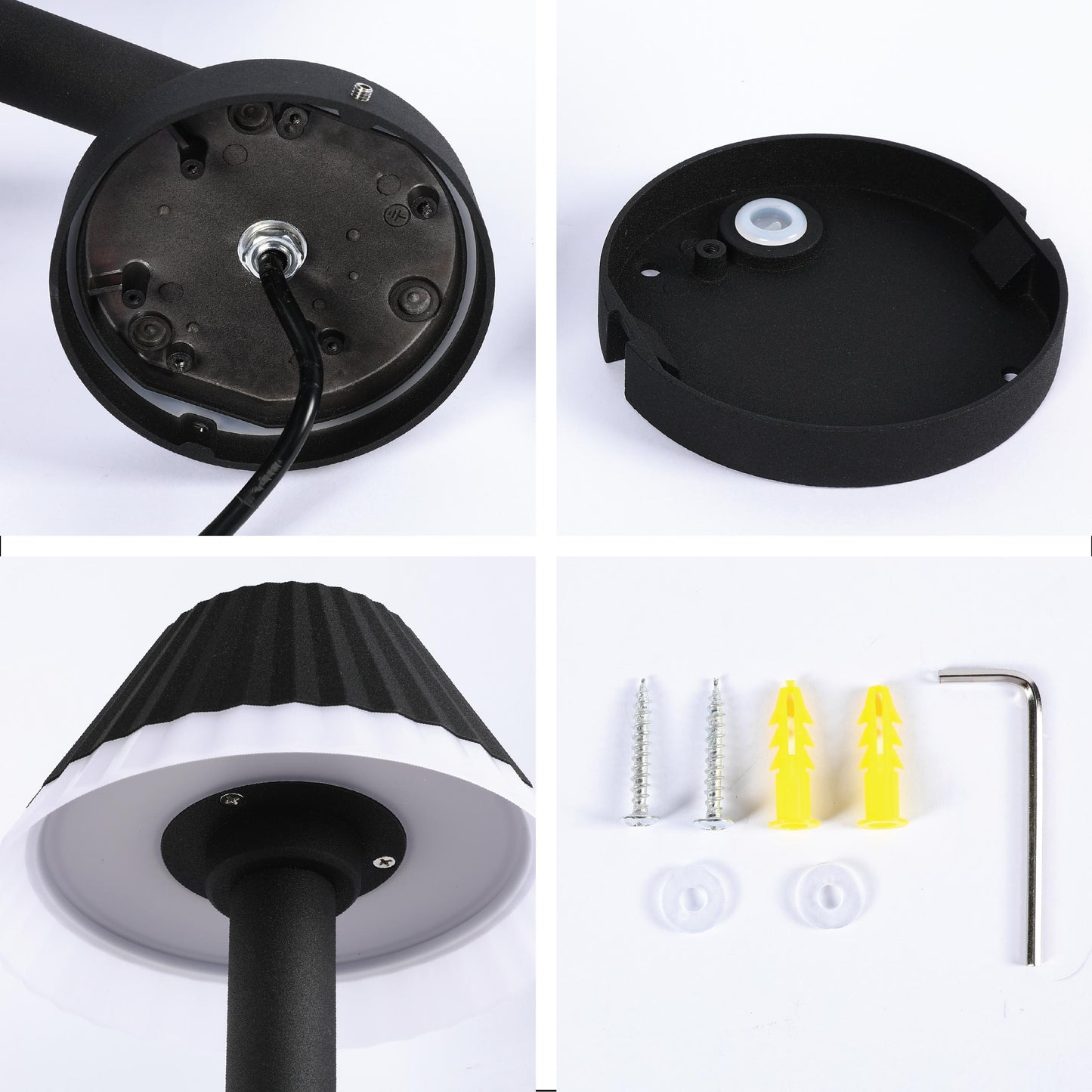 Декоративные и Парковые LED Светильники (12W,18W 3000K, Black)