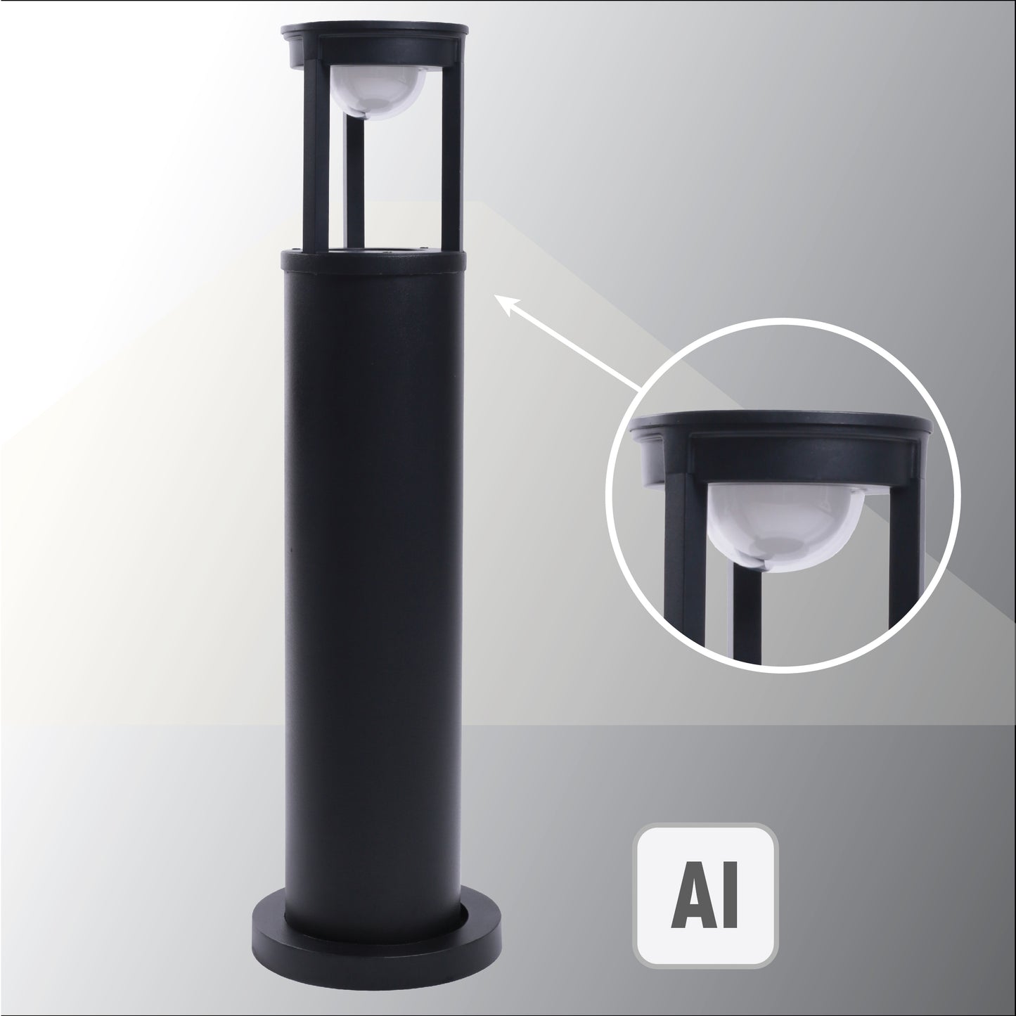 Газонный Светильник (Боллард) 12W, 4000K