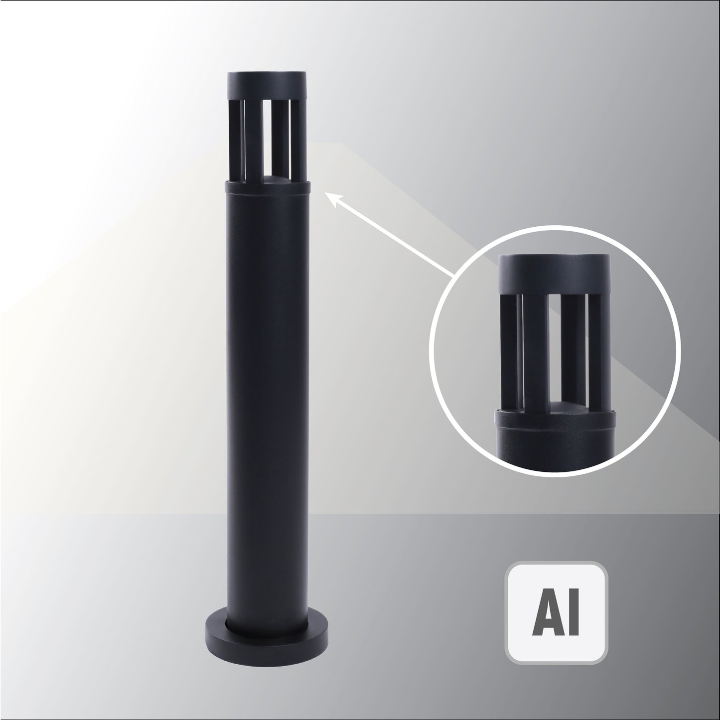 Газонный Светильник (Боллард) 10W, 4000K