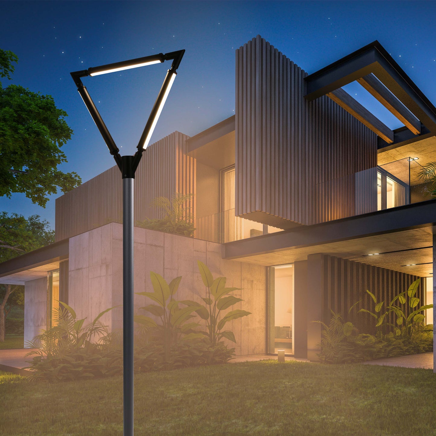 Парковый LED Светильник 1004-1A (54W, 4000K, IP65)