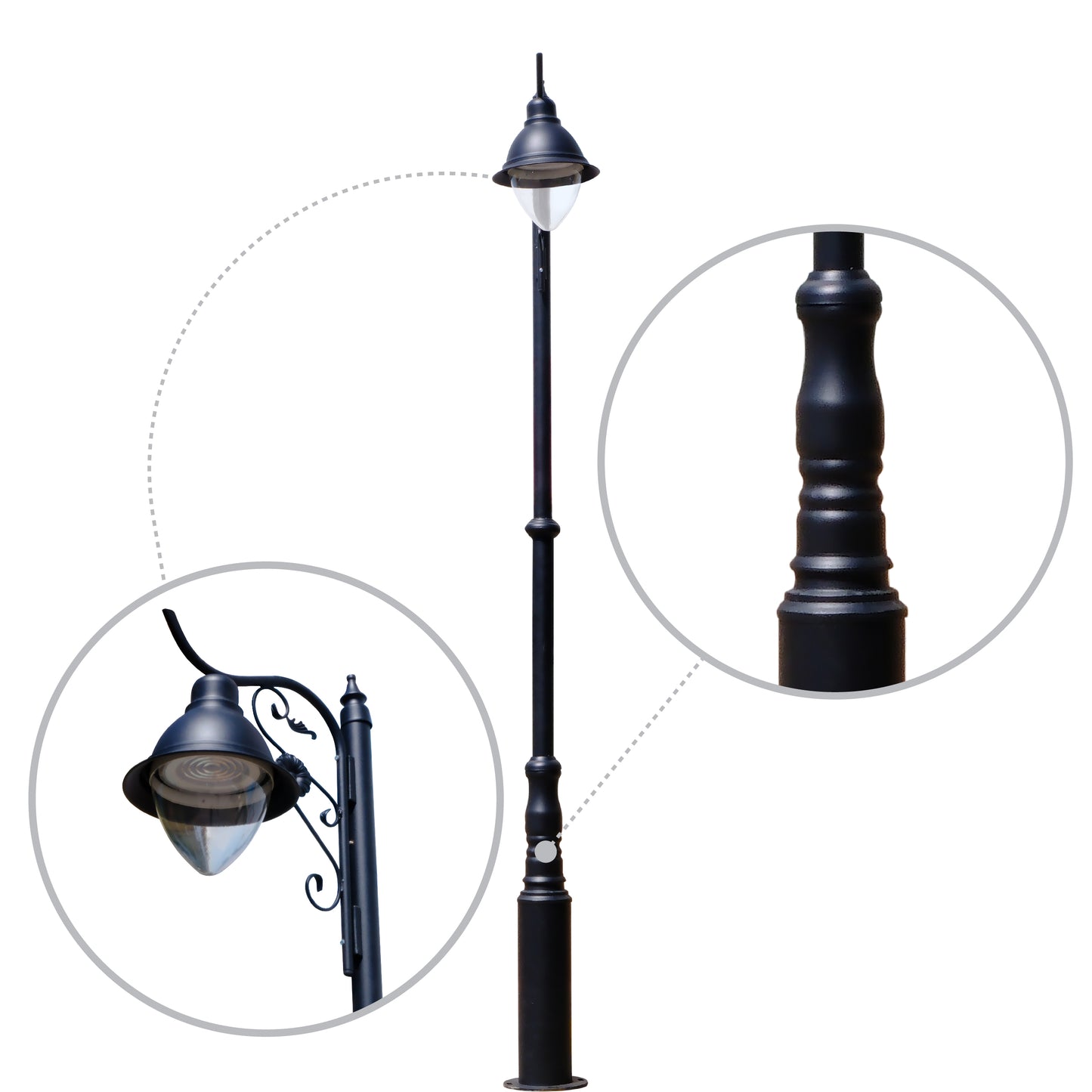 HJ01 - екпін жолағы және GU5.3 негізі бар заманауи трек шамы.