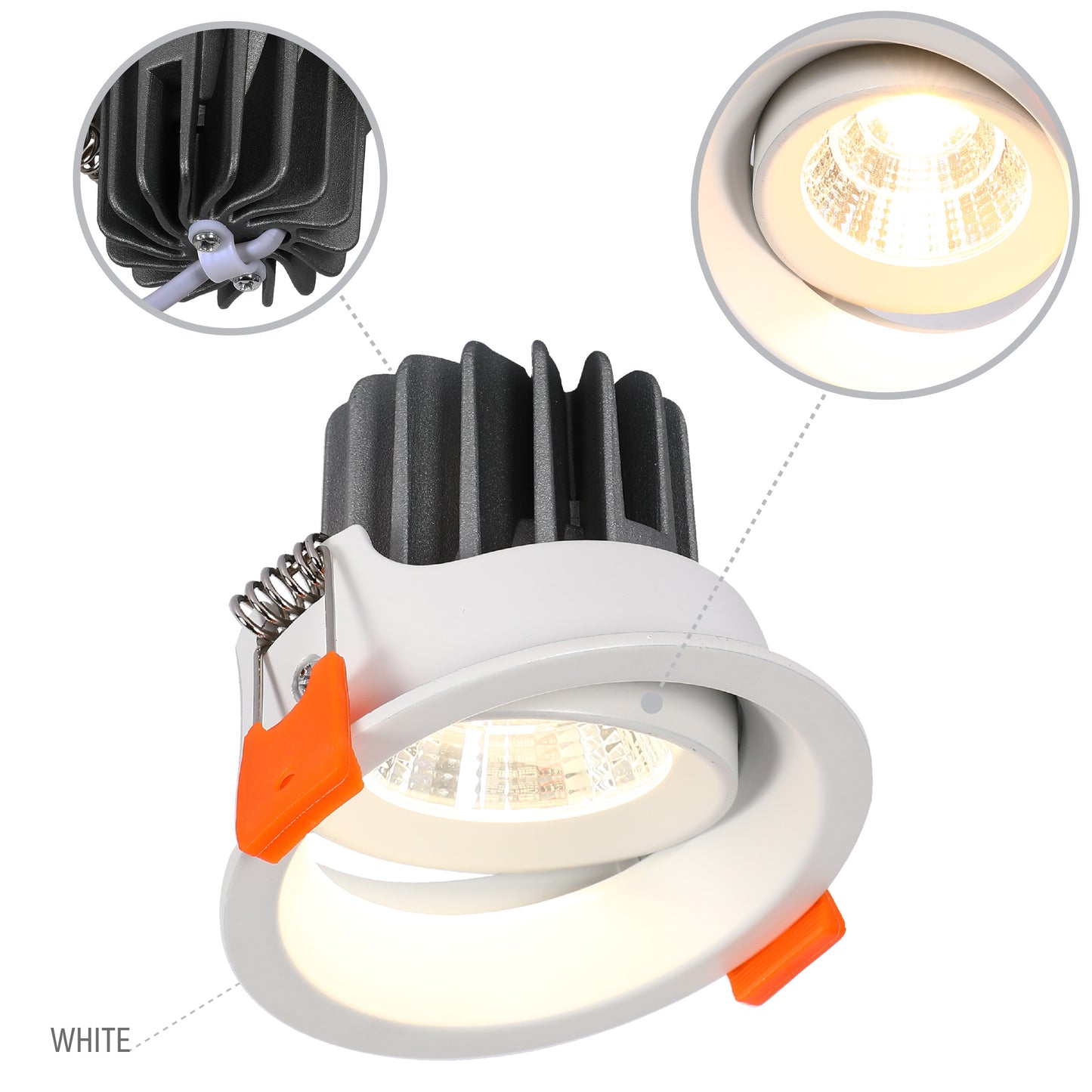 Встраиваемый Поворотный LED Светильник  XX-270C