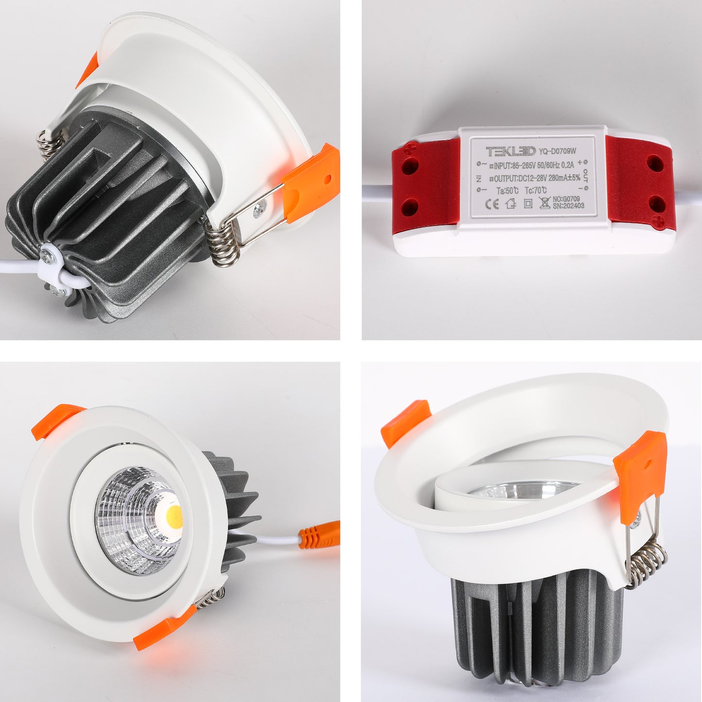 Встраиваемый Поворотный LED Светильник  XX-270C