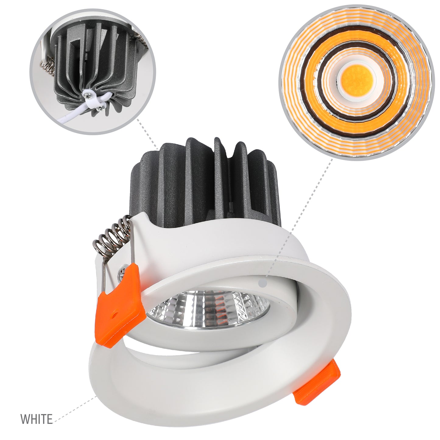 Встраиваемый Поворотный LED Светильник  XX-270C